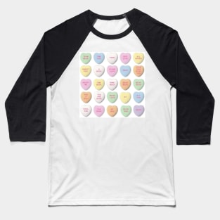 AI Generated Love Hearts Baseball T-Shirt